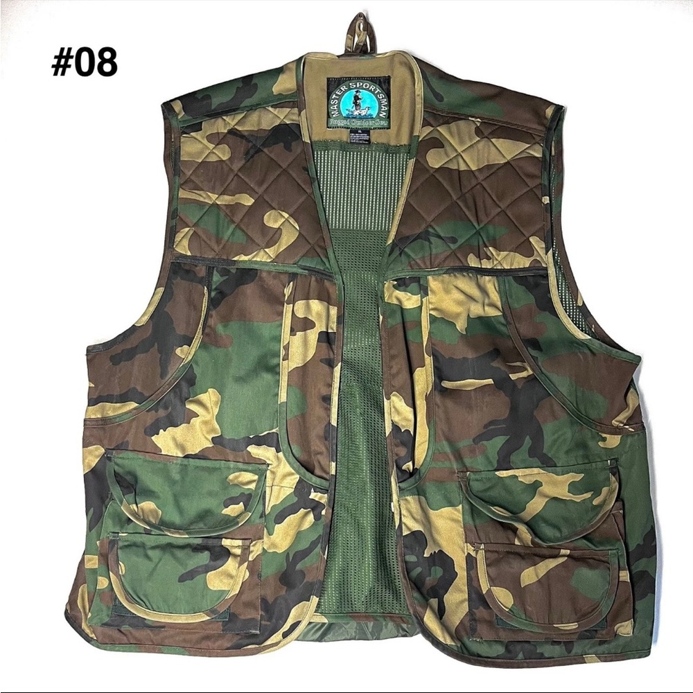 Master Sportsman Camouflage Hunting Vest‎ Pheasant Quail Size XL